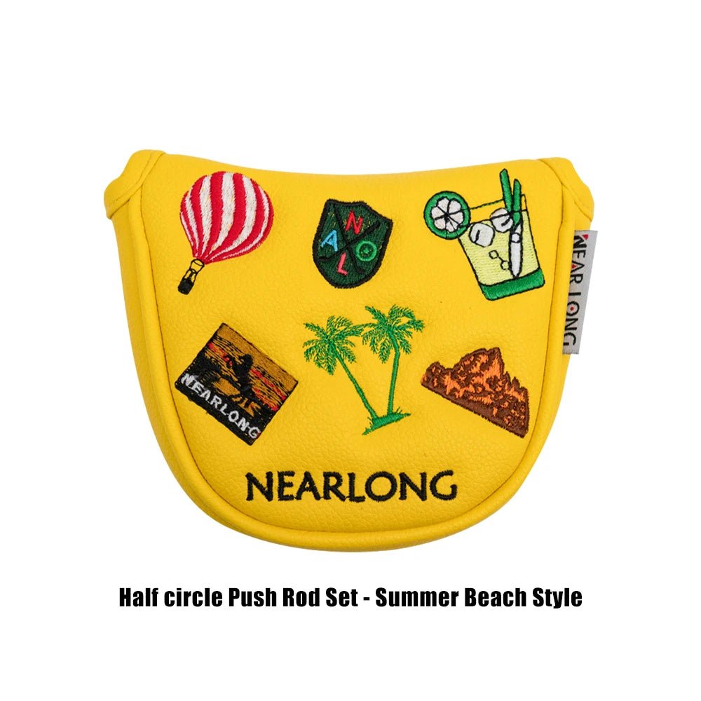Golf Mallet Putter Covers Magnetic - Beach - Club Rehab