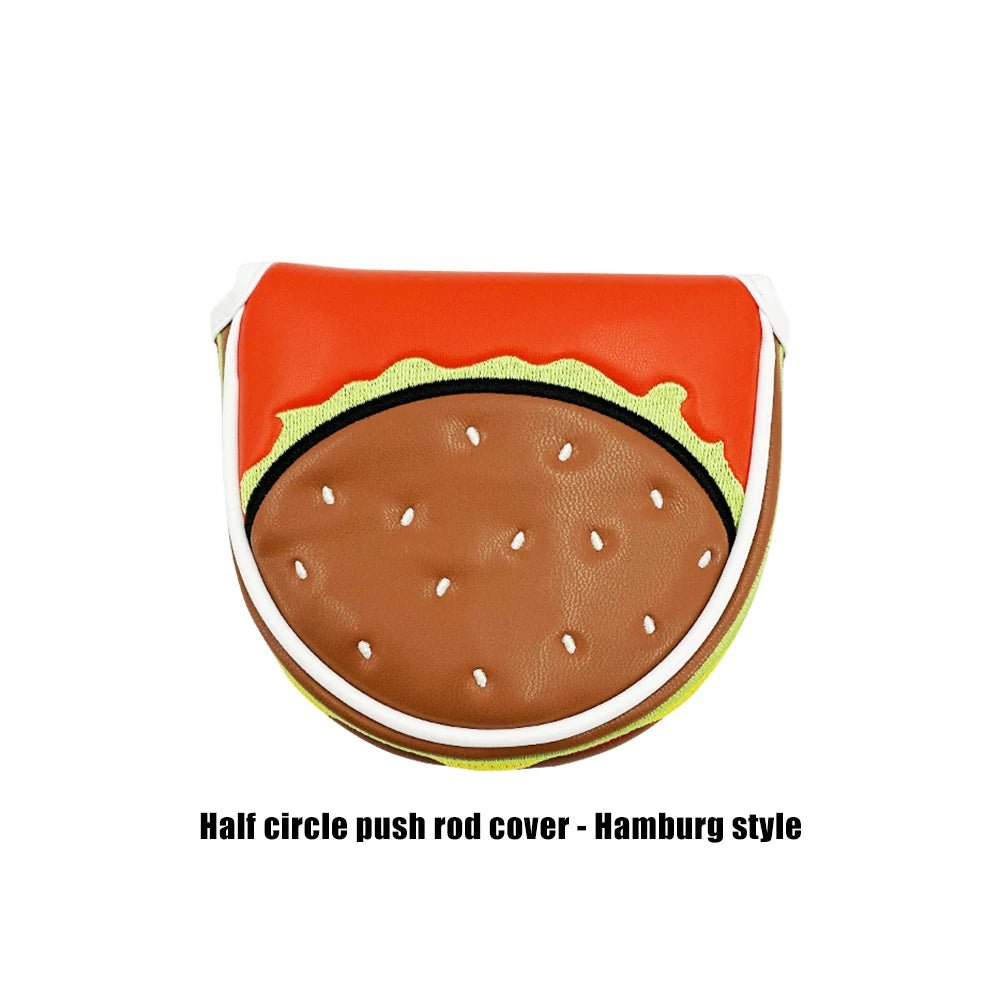 Golf Mallet Putter Covers Magnetic - Hamburger - Club Rehab