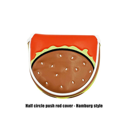 Golf Mallet Putter Covers Magnetic - Hamburger - Club Rehab