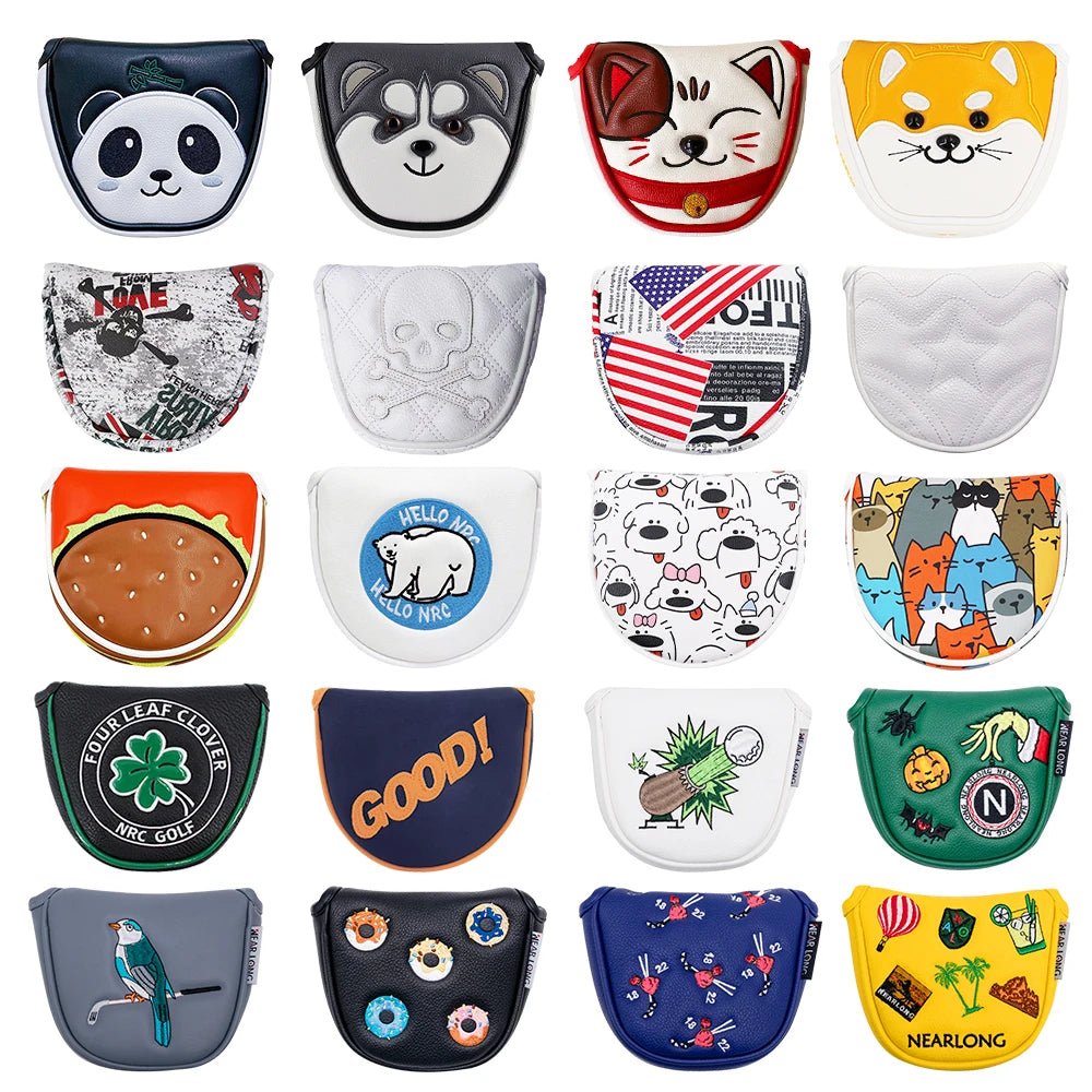 Golf Mallet Putter Covers Magnetic - Hamburger - Club Rehab
