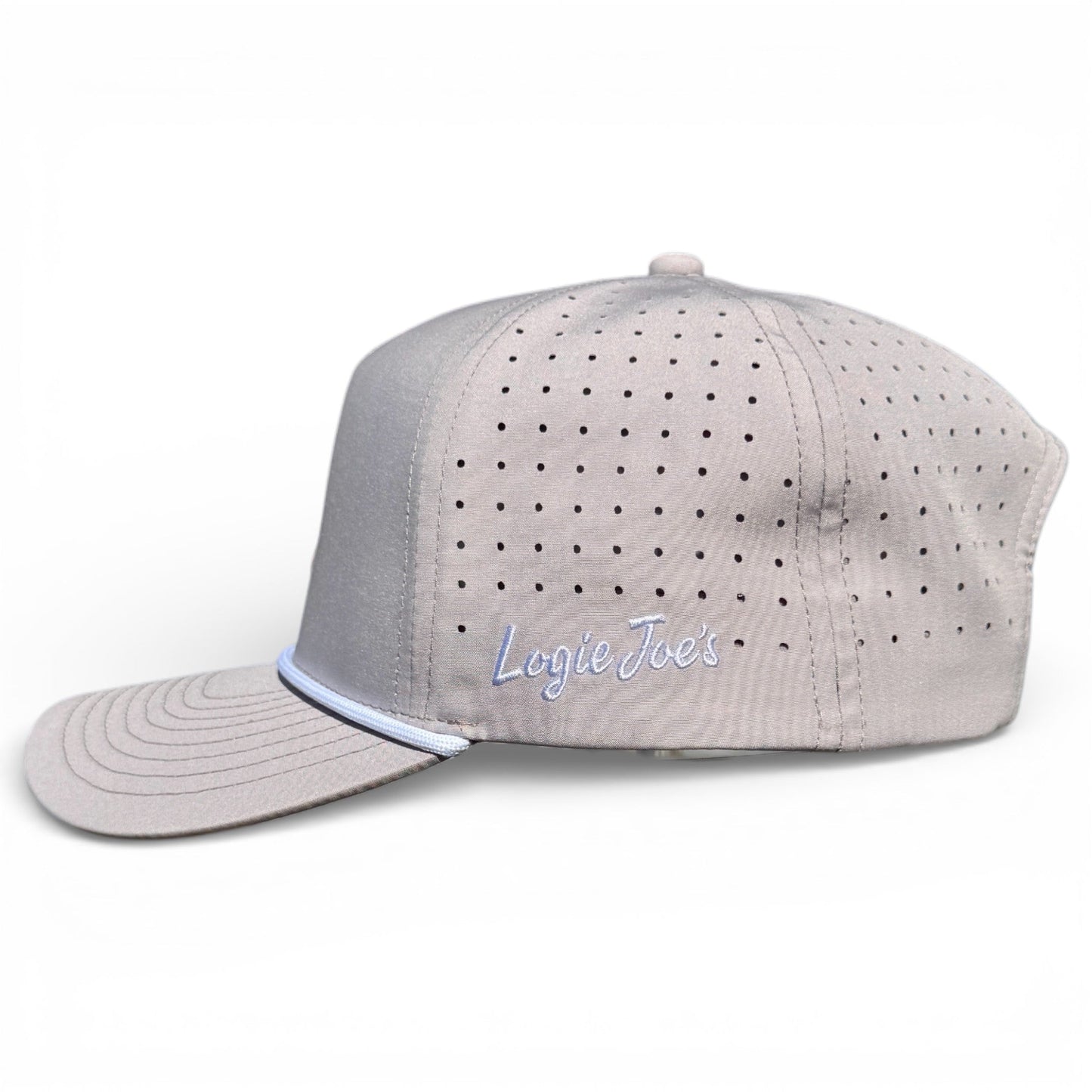 Golf Neon Arrow Sign Golf Hat | Snapback Cap | Built-in Magnetic Ball Marker Holder + Marker Included | Adjustable Light Gray - Club Rehab