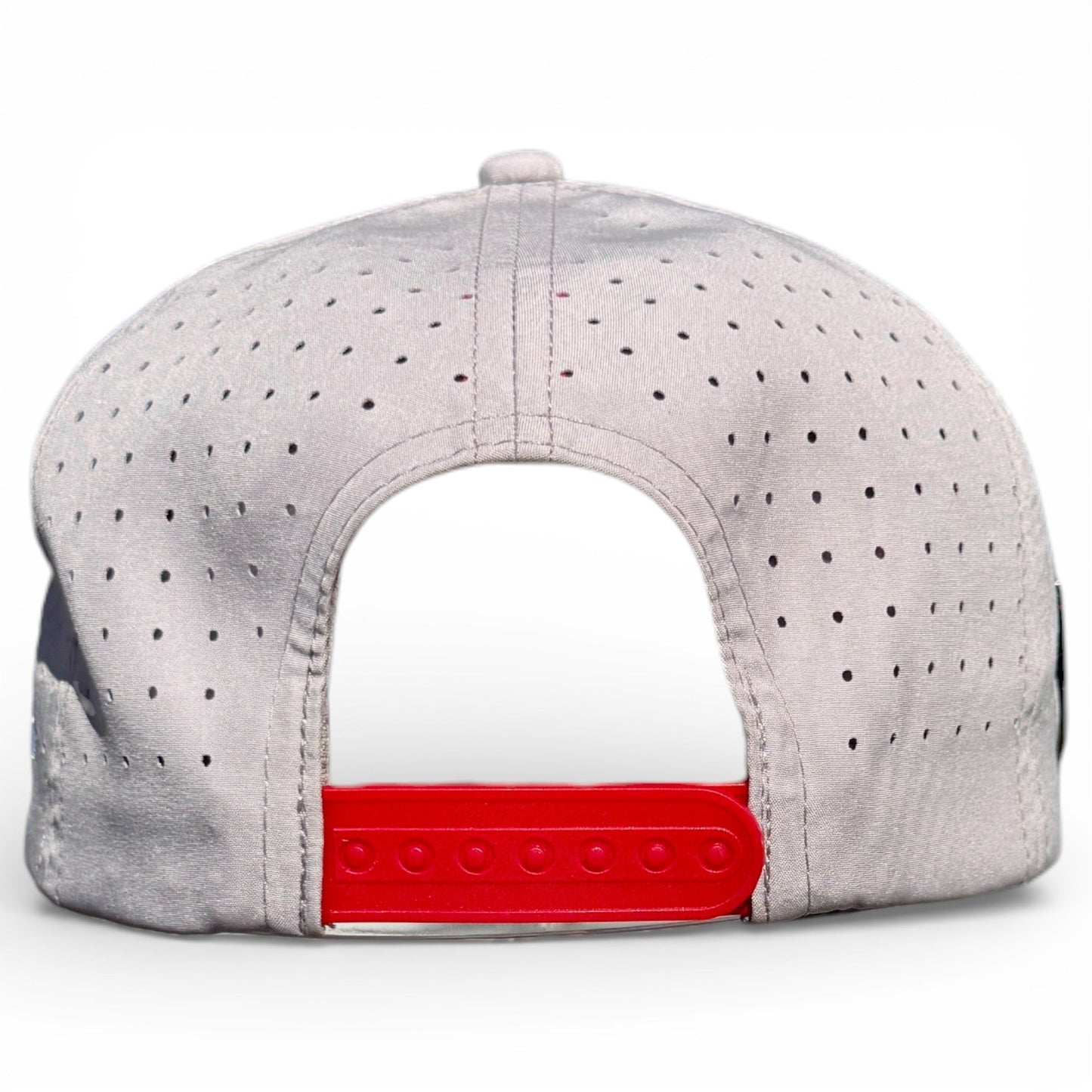 Golf Neon Arrow Sign Golf Hat | Snapback Cap | Built-in Magnetic Ball Marker Holder + Marker Included | Adjustable Light Gray - Club Rehab