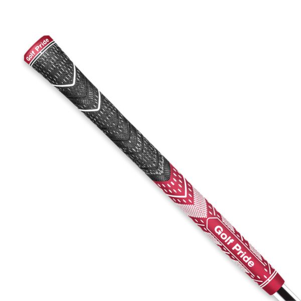 Golf Pride MCC Plus4 Teams Golf Grips - Standard / Dark Red/White
