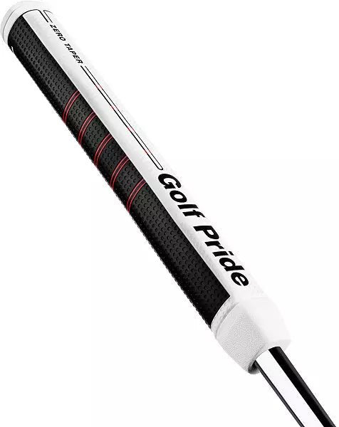 Golf Pride Zero Taper Putter Grip (Parallel Feel + Flat Paddle) - Medium Black - Club Rehab