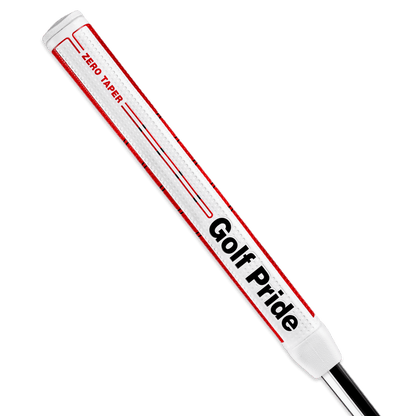 Golf Pride Zero Taper Putter Grip (Parallel Feel + Flat Paddle) - Medium Red - Club Rehab