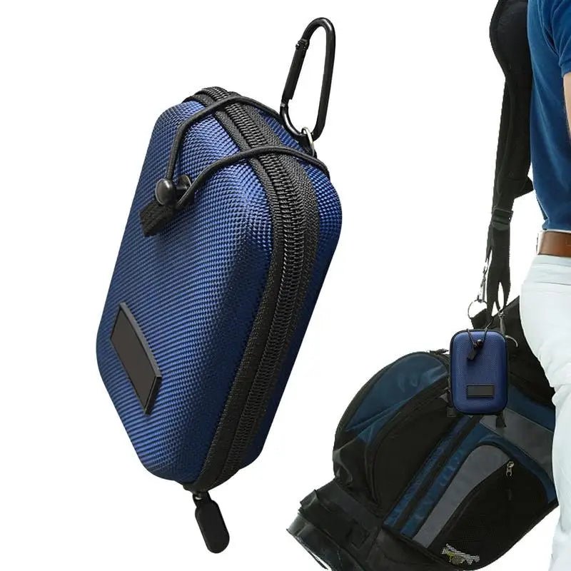 Golf Rangefinder Shockproof Storage Case with Carabiner – Durable EVA Hard Box - Club Rehab