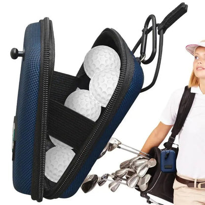 Golf Rangefinder Shockproof Storage Case with Carabiner – Durable EVA Hard Box - Club Rehab