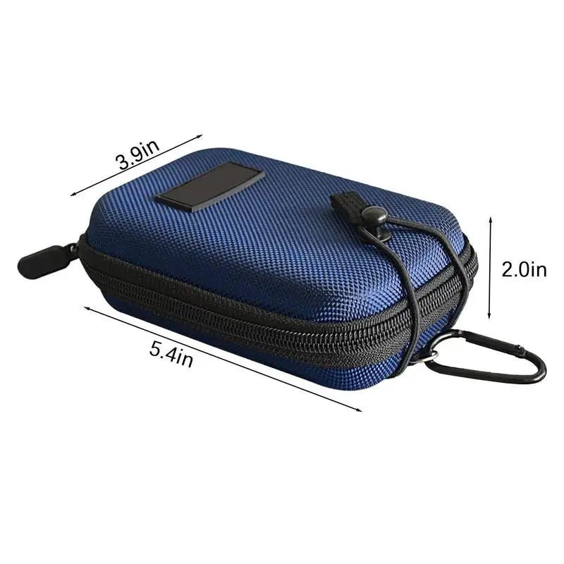 Golf Rangefinder Shockproof Storage Case with Carabiner – Durable EVA Hard Box - Club Rehab