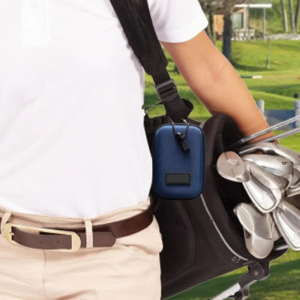 Golf Rangefinder Shockproof Storage Case with Carabiner – Durable EVA Hard Box - Club Rehab