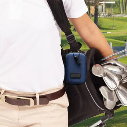 Golf Rangefinder Shockproof Storage Case with Carabiner – Durable EVA Hard Box - Club Rehab