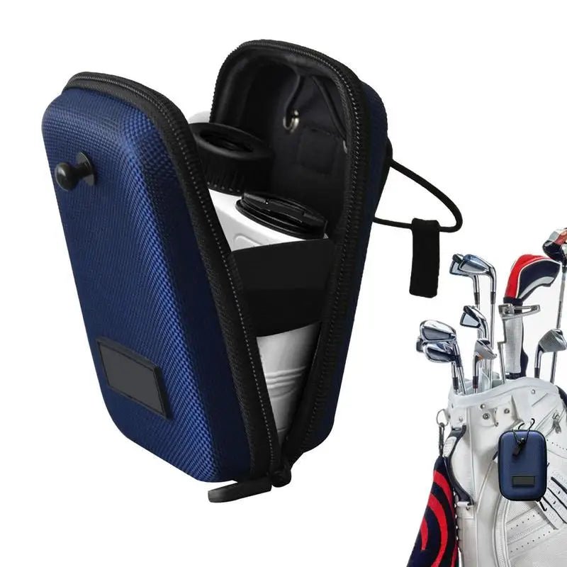 Golf Rangefinder Shockproof Storage Case with Carabiner – Durable EVA Hard Box - Club Rehab