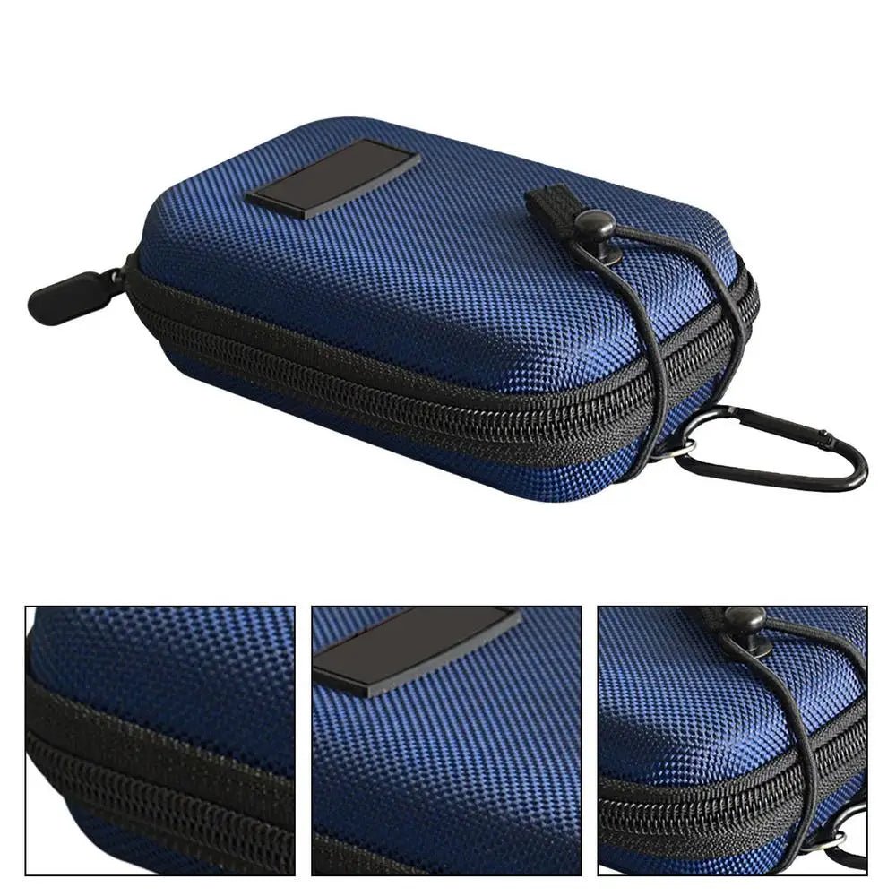 Golf Rangefinder Shockproof Storage Case with Carabiner – Durable EVA Hard Box - Club Rehab