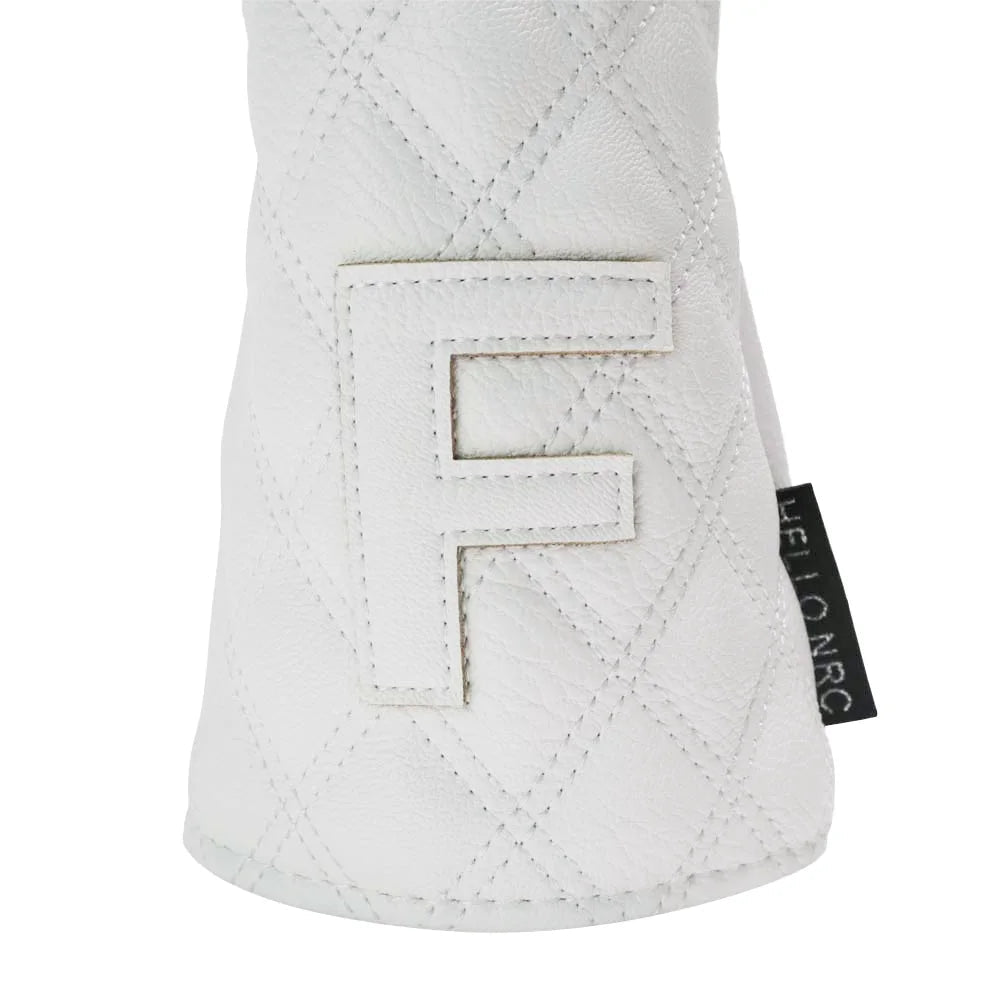 Golf Skull Pattern Soft Durable Golf Club Covers - White 13UT L - Club Rehab