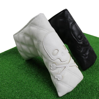 Golf Skull Pattern Soft Durable Golf Club Covers - White 13UT L - Club Rehab
