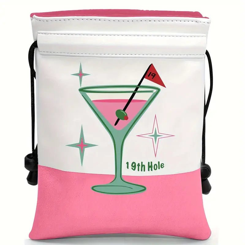 Golf Valuables Pouches - Various Patterns - 19th Hole Martini - Club Rehab