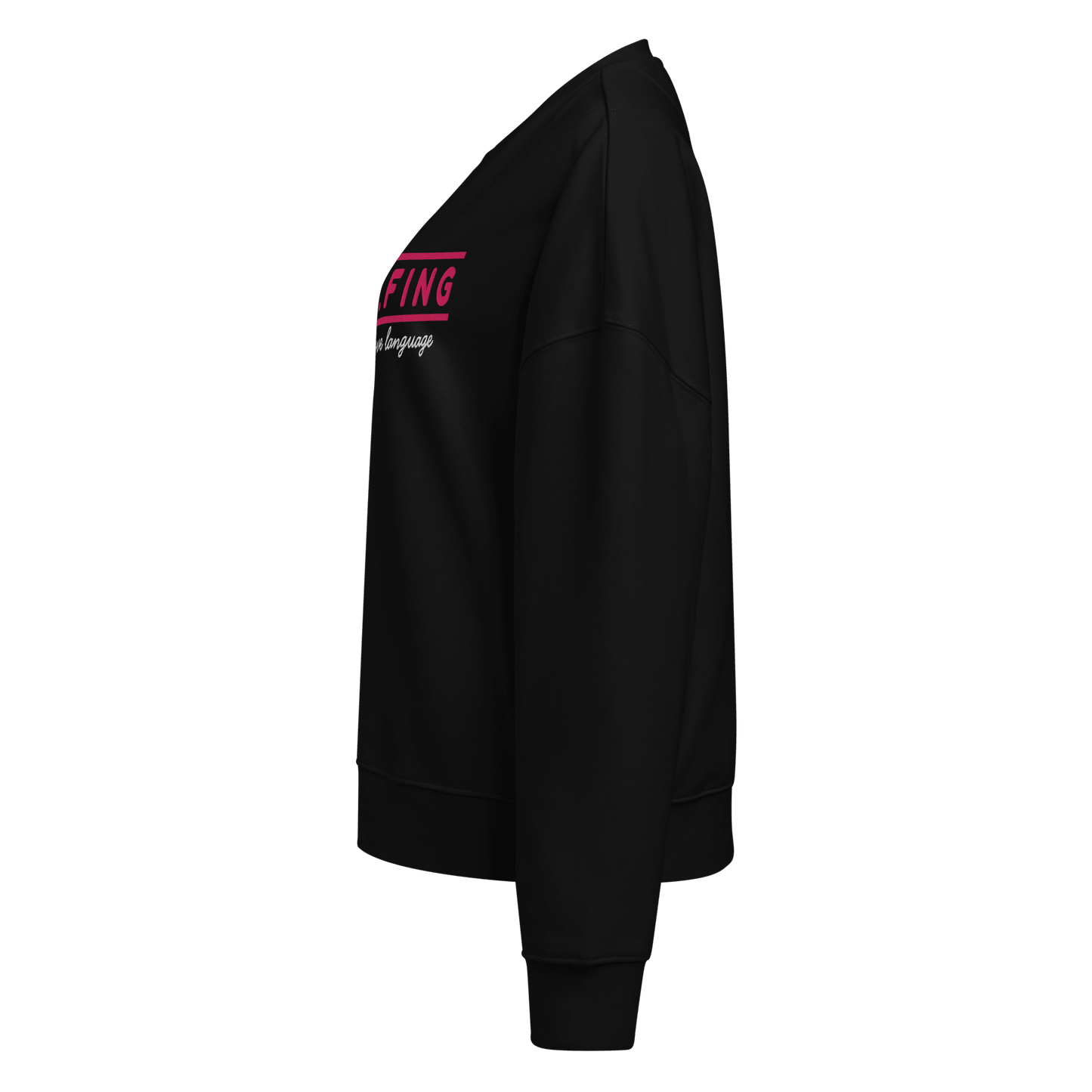 Golfing Is My Love Language Women's Sweatshirt - Black S - Club Rehab