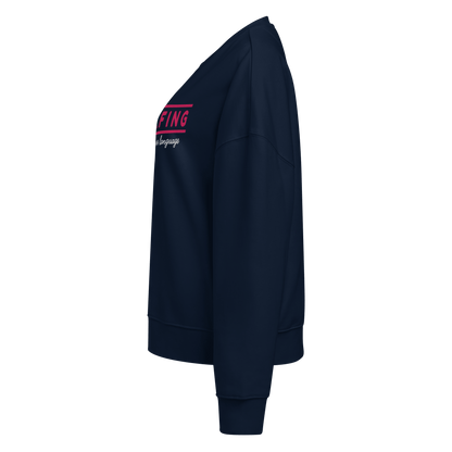 Golfing Is My Love Language Women's Sweatshirt - French Navy S - Club Rehab