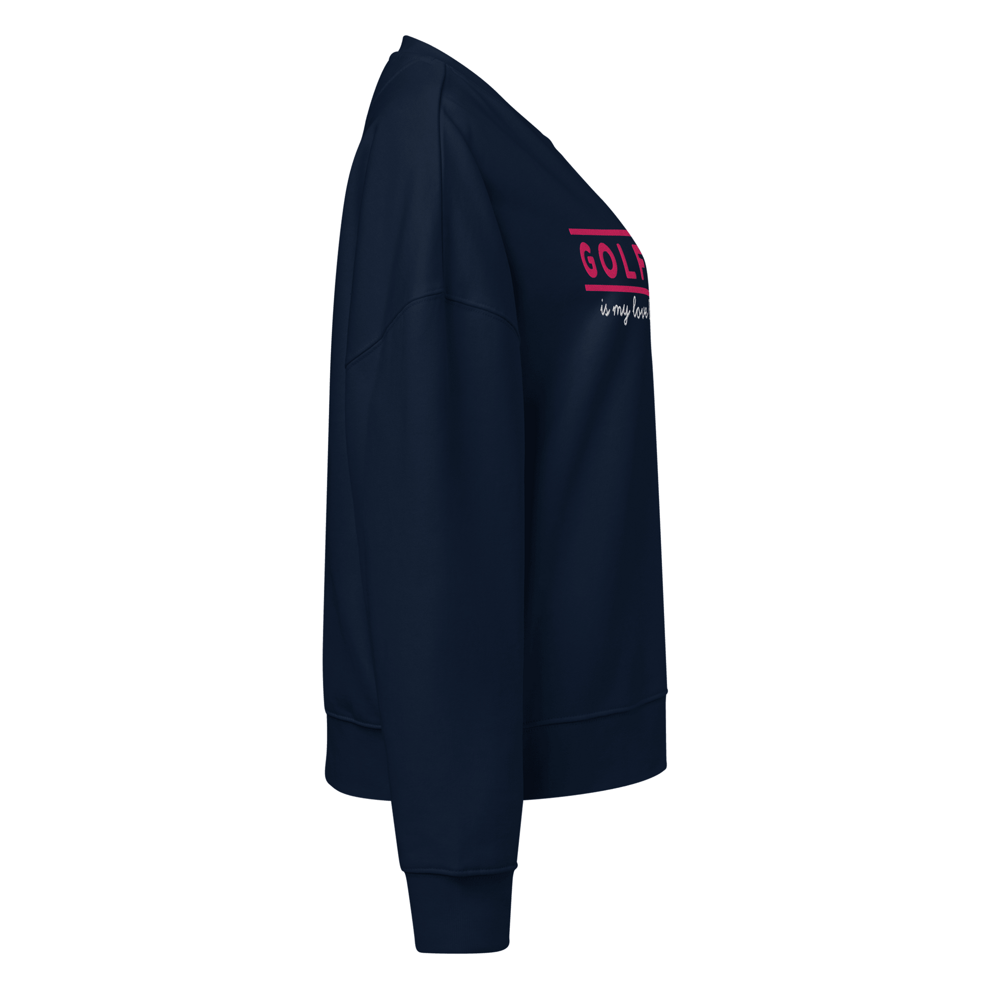 Golfing Is My Love Language Women's Sweatshirt - French Navy S - Club Rehab