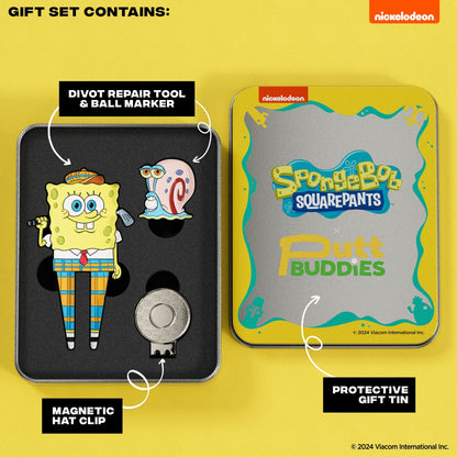 Golfing SpongeBob Divot Tool with Gary Ball Marker