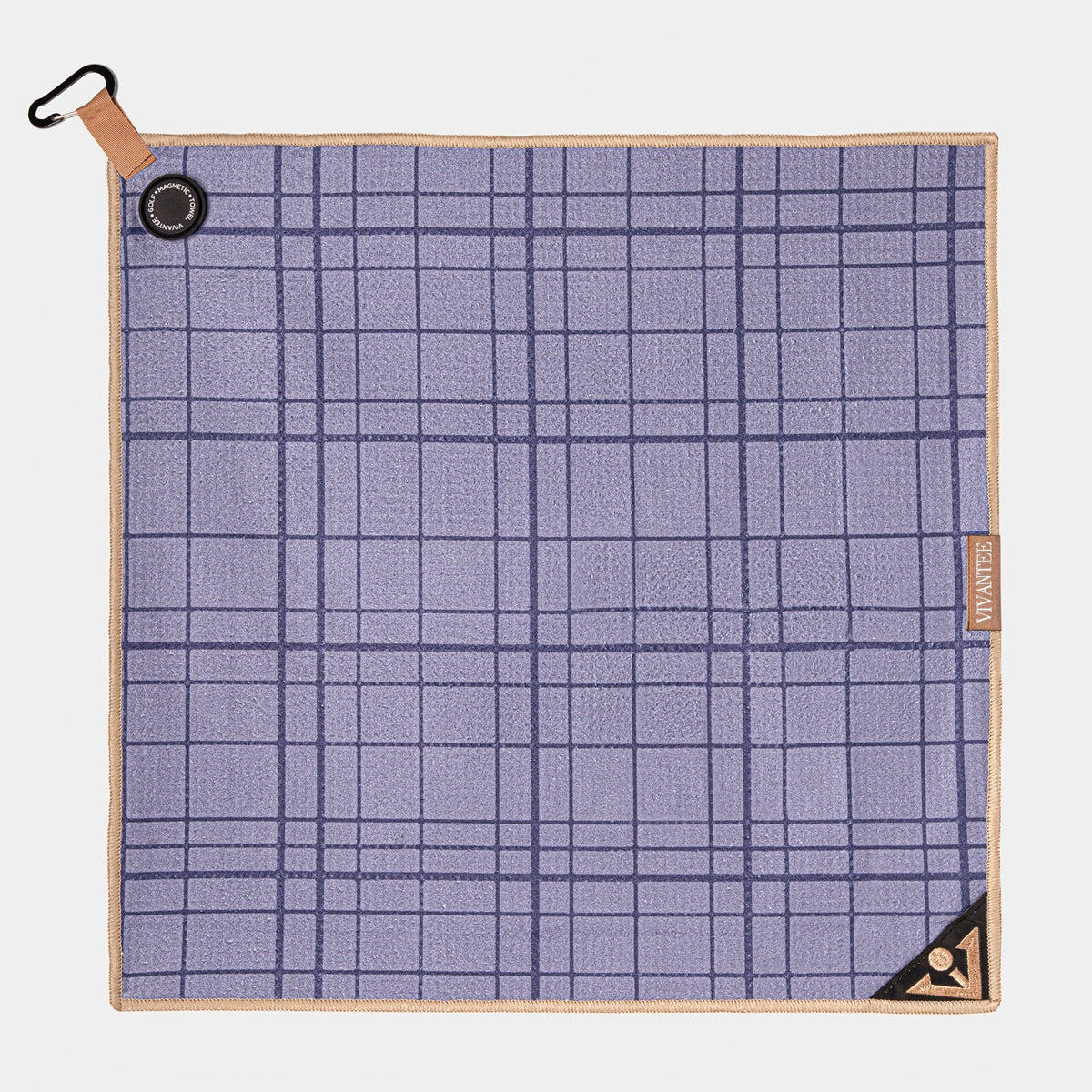 Gotham Grid | Blue Magnetic Golf Towel - Club Rehab