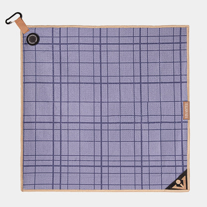 Gotham Grid | Blue Magnetic Golf Towel - Club Rehab
