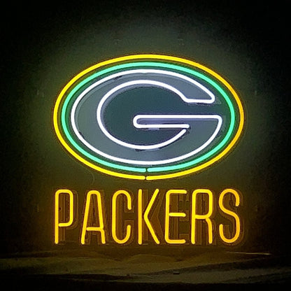 Green Bay Packers Neon Signs - Club Rehab