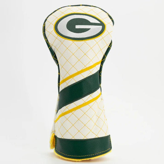 Green Bay Packers Quilted Headcovers – Go Pack Go Collection - Driver Stripe - Club Rehab