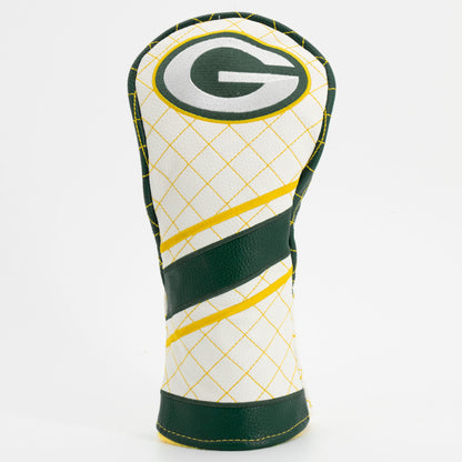 Green Bay Packers Striped Fairway quilted headcover, front view