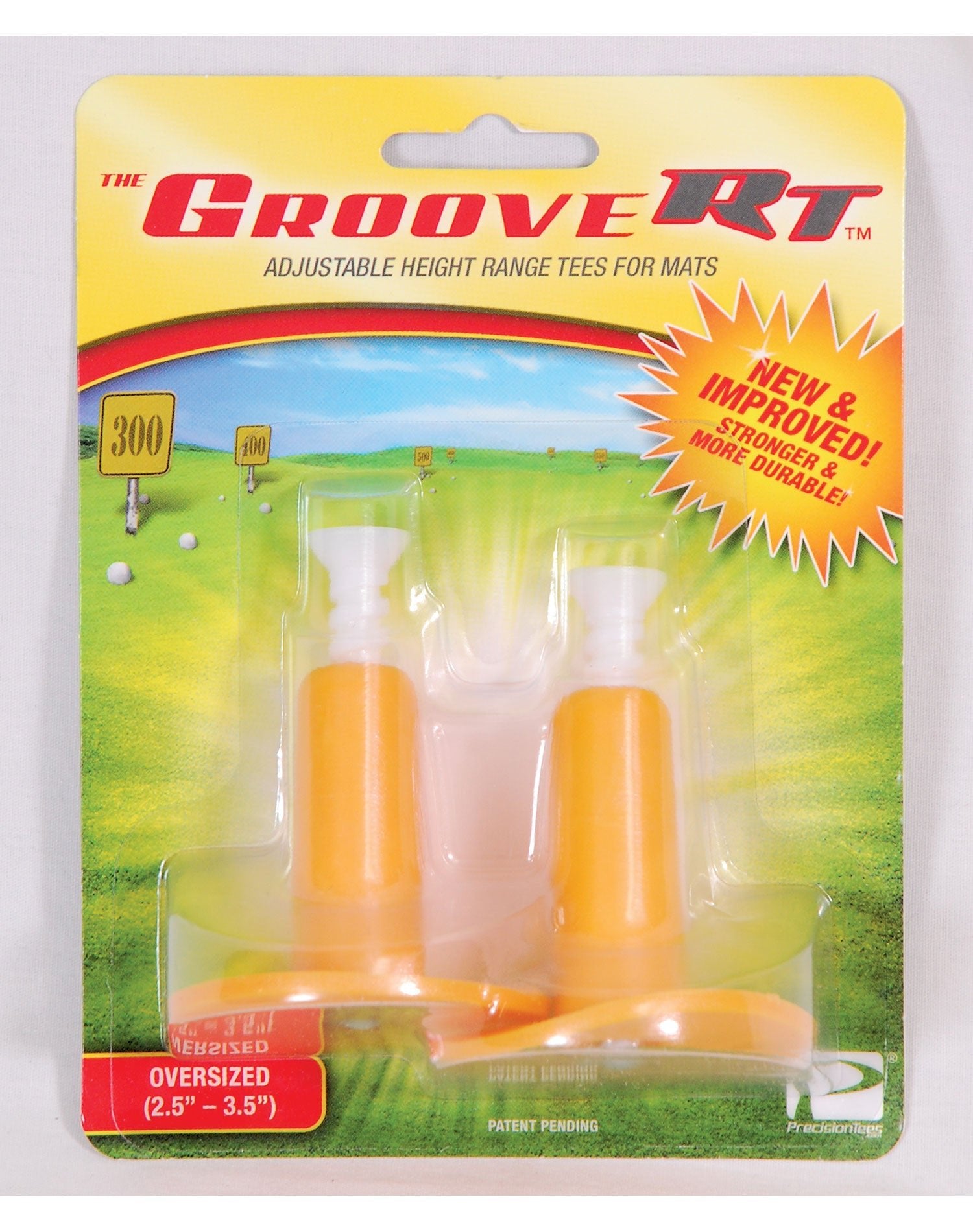 Groove Range Adjustable Practice Tee – Screw‑Up to Your Swing - Oversized - Club Rehab