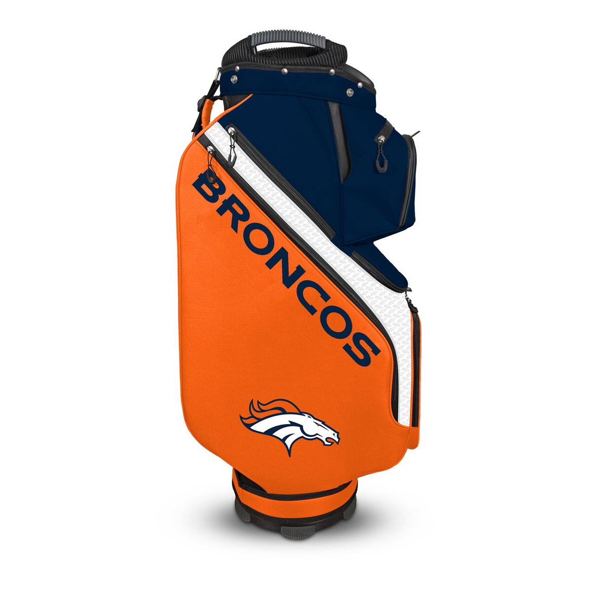 Denver Broncos Clubhouse Cooler Cart Bag - opposite side view