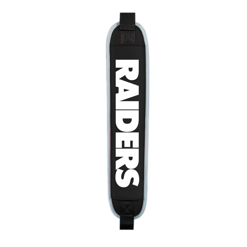 Las Vegas Raiders Clubhouse Cooler Cart Bag - shoulder pad detail