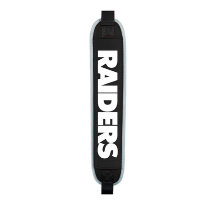 Las Vegas Raiders Clubhouse Cooler Cart Bag - shoulder pad detail