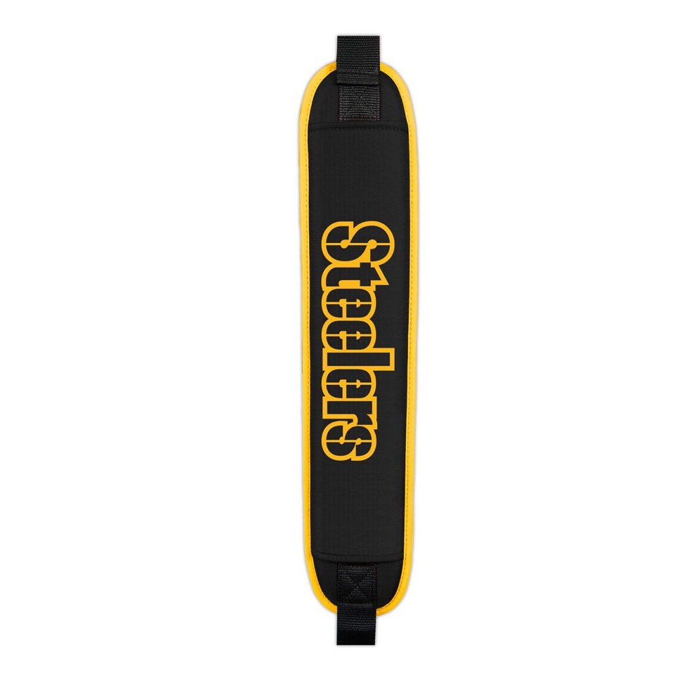 Pittsburgh Steelers Clubhouse Cooler Cart Bag - shoulder pad detail
