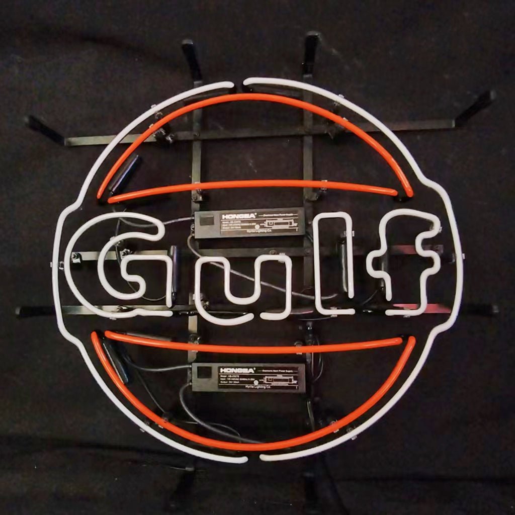 Gulf Gasoline Neon Signs - Club Rehab