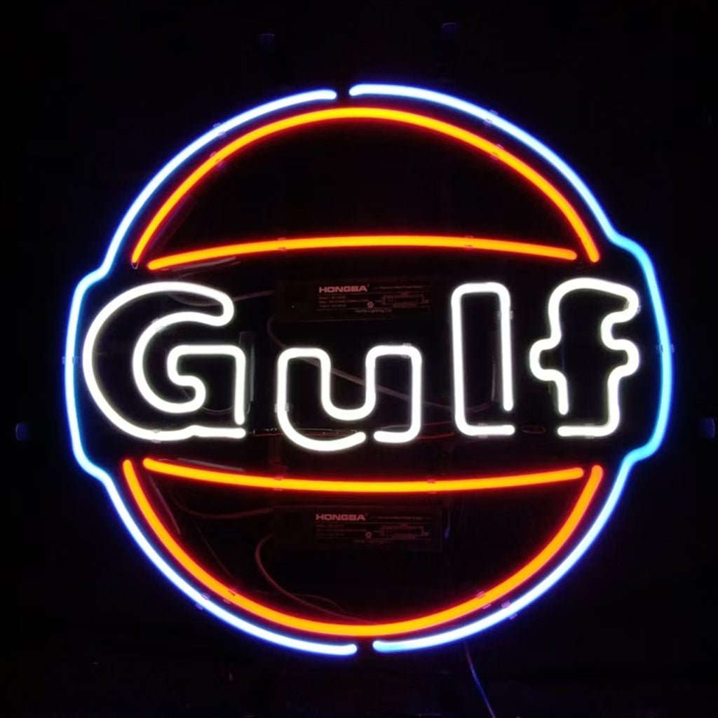 Gulf Gasoline Neon Signs - Club Rehab