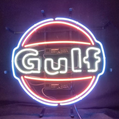 Gulf Gasoline Neon Signs - Club Rehab