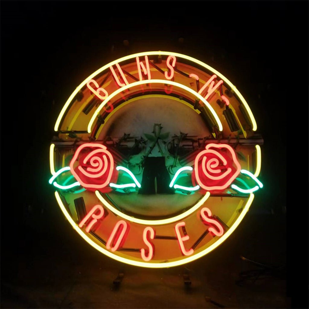 Guns N Roses Team Logo Neon Signs Light - Club Rehab