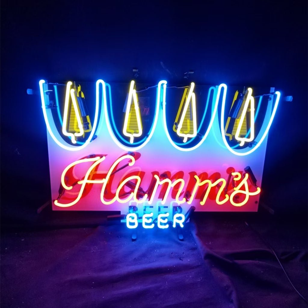 Hamm's Beer Logo Neon Signs - Club Rehab