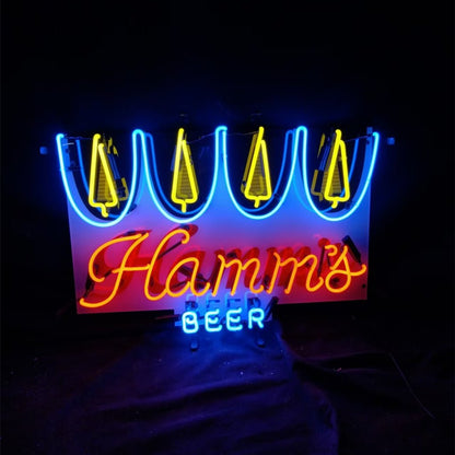 Hamm's Beer Logo Neon Signs - Club Rehab