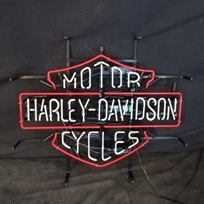 Harley Davidson Motorcycles Blue Neon Signs Light - Club Rehab