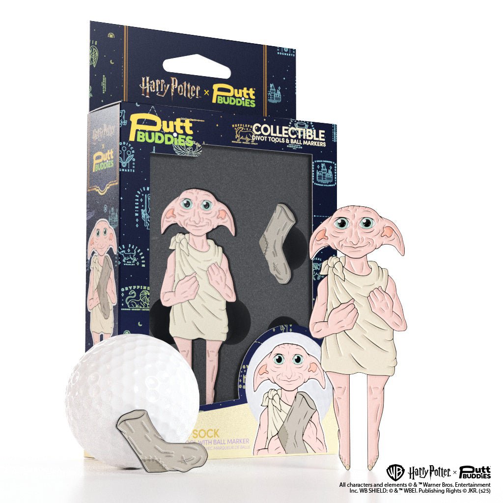 Harry Potter x PuttBuddies - Dobby Divot Tool with sock ball marker