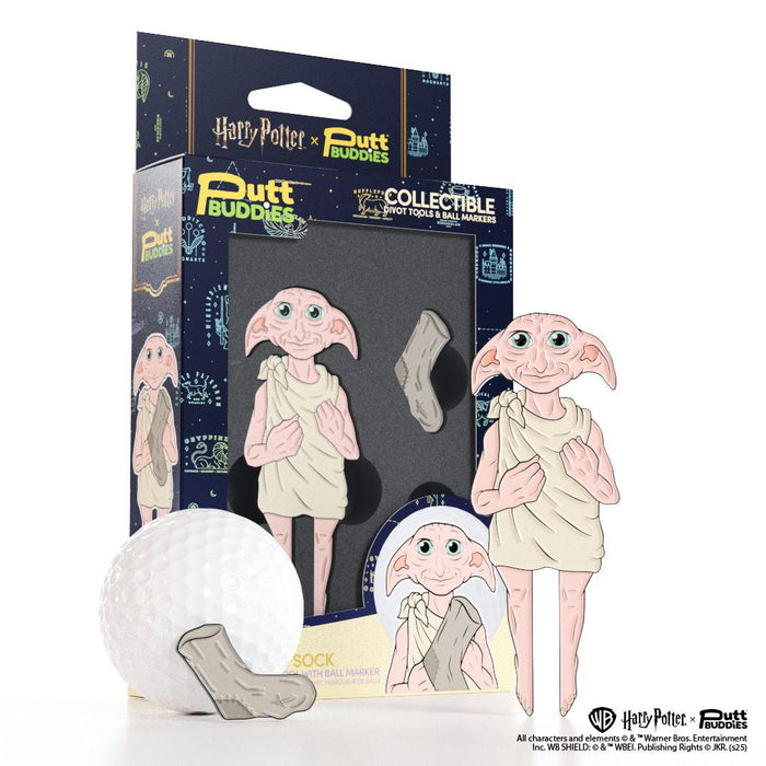 Harry Potter x PuttBuddies - Dobby Divot Tool with sock ball marker