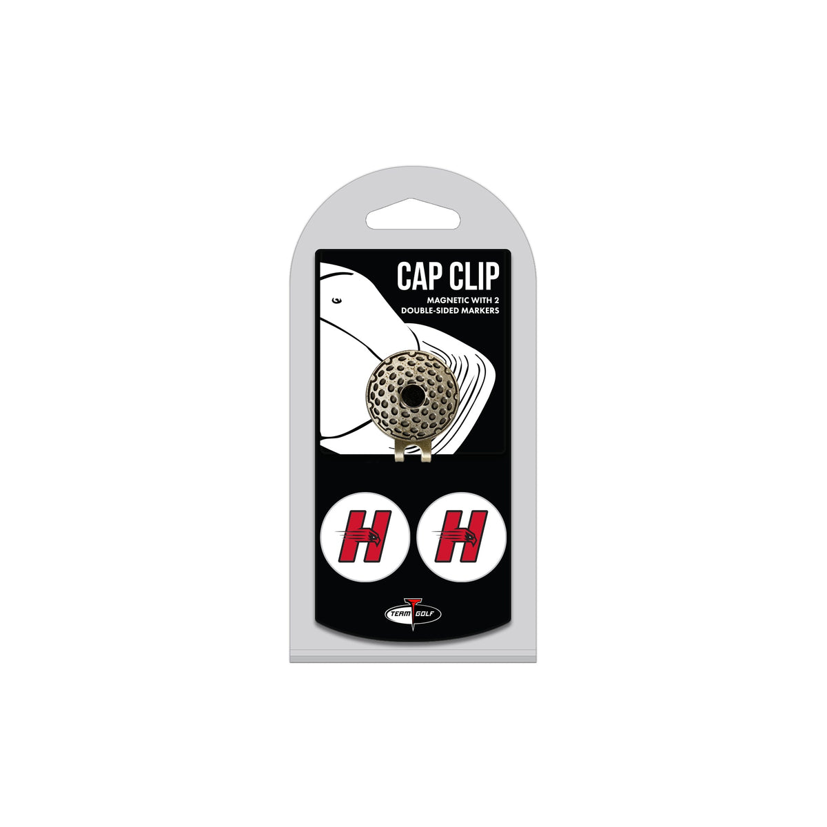 HARTFORD hat clip with two golf ball markers