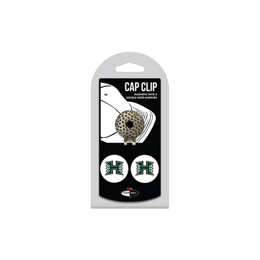 HAWAII hat clip with two golf ball markers