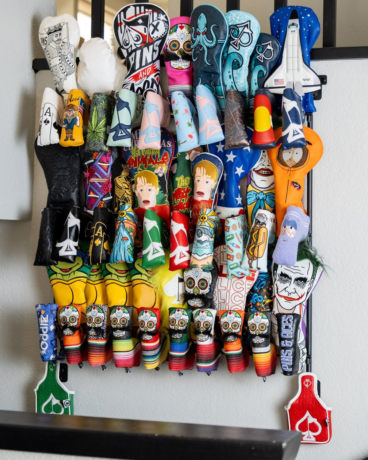 Headcover Rack - Club Rehab
