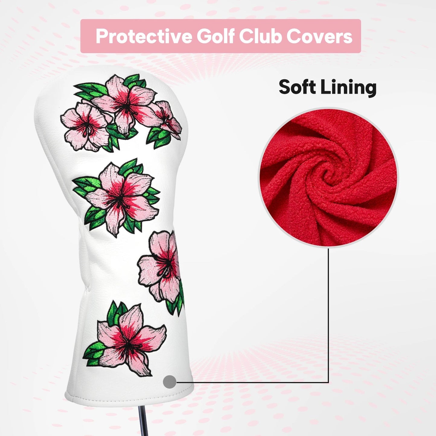 Hibiscus Heat Headcovers - Hybrid - Club Rehab