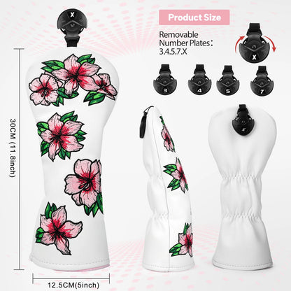 Hibiscus Heat Headcovers - Hybrid - Club Rehab