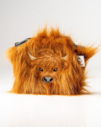 Highland Cow - Mallet Putter Cover - Club Rehab