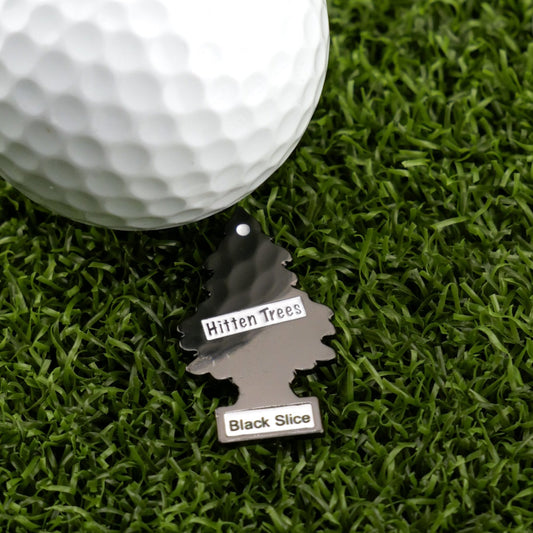 Hitten Trees Black Slice Ball Marker - Club Rehab