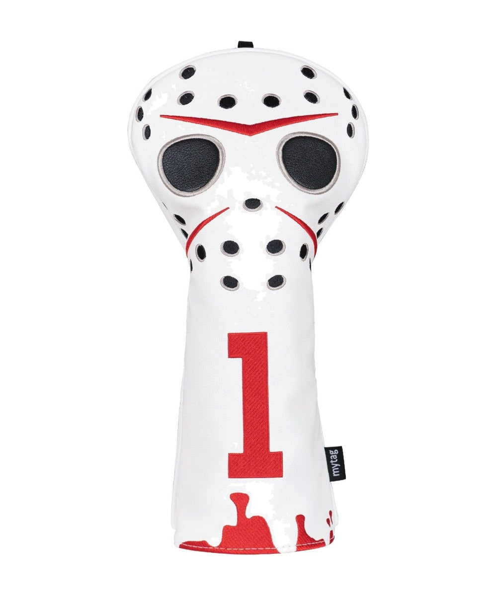 Hockey Mask Jason Headcover - isolated front view from original photograph